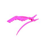 Framar hajcsipesz gumírozott fogas 4db fekete, pink