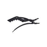 Framar hajcsipesz gumírozott fogas 4db fekete, pink