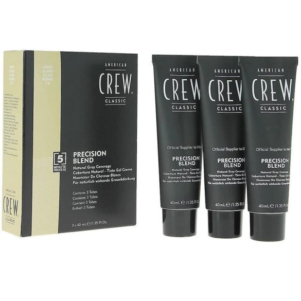 American Crew Precision Blend Haj- és szakállfesték 3x40 ml