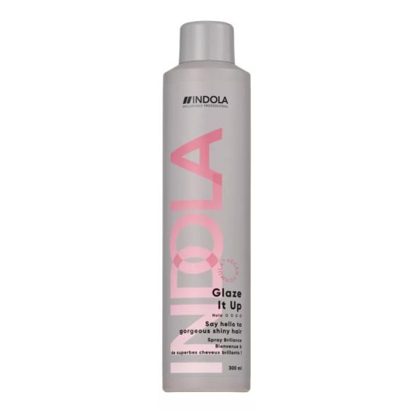 Indola Style Smooth  GLAZE IT UP  Hajfény spray 300 ml