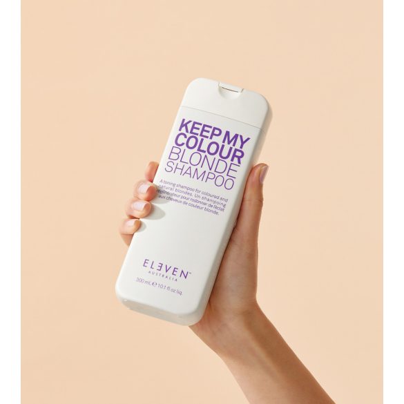 Eleven Australia Keep My Colour Blonde szulfátmentes, parabénmentes hamvasító sampon 300 ml