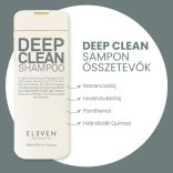 Eleven Australia Deep Clean szulfátmentes, parabénmentes mélytisztító sampon 300 ml