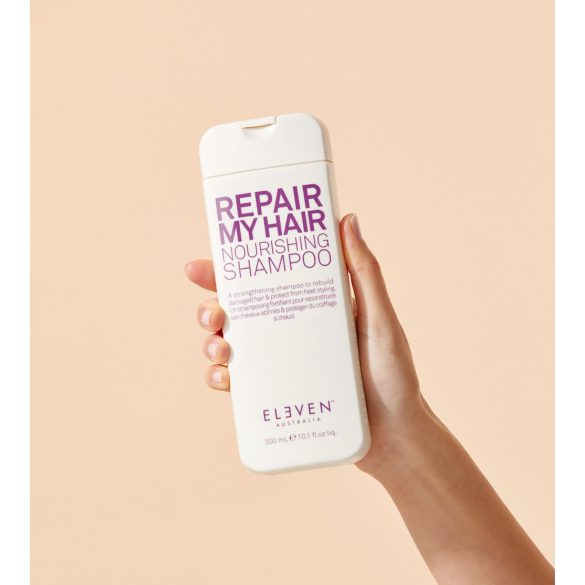 Eleven Australia Repair My Hair hajkötésjavító sampon roncsolt hajra 300 ml