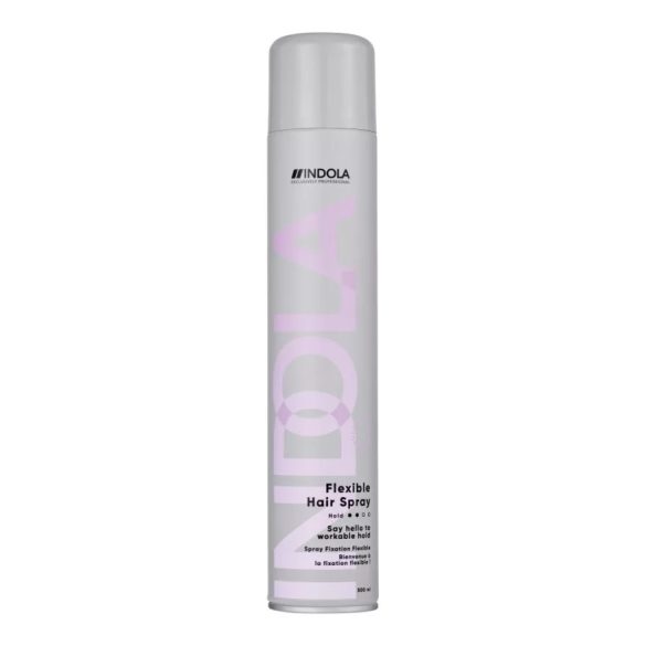 Indola Style Finish Flexible Hairspray Rugalmas Tartású Hajlakk 500 ml