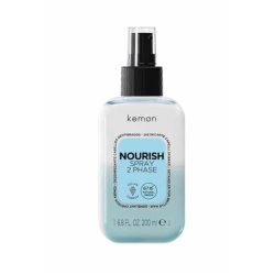   Kemon Hair Care Nourish tápláló hajban maradó 2 fázisú kifésülő spray 200 ml
