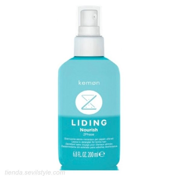 Kemon Liding Nourish tápláló hajban maradó 2 fázisú kifésülő spray 200 ml