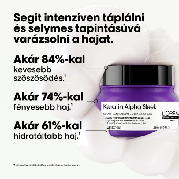 L'oreal Série Expert Keratin Alpha Sleek pakolás 250 ml