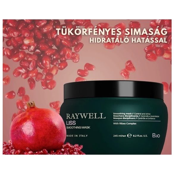 Raywell B.IO LISS Smoothing – Simító és Fényfokozó Maszk 245 ml