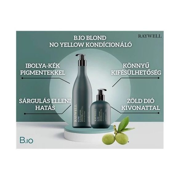 Raywell B.IO Blond No Yellow Kondicionáló 275 ml