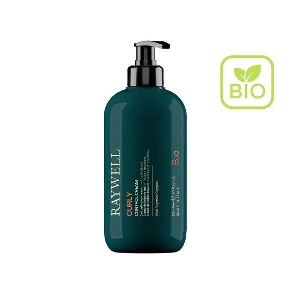 Raywell B.IO Curly Control Cream - Hajban hagyható formázó krém 200 ml