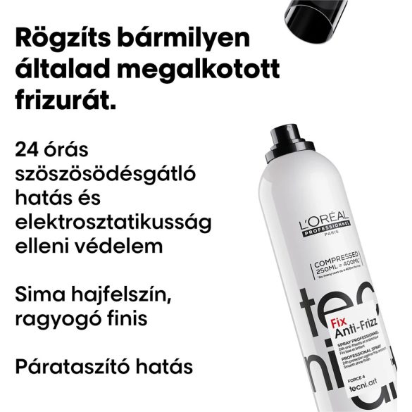 L'Oréal TECNI.ART Fix Anti-frizz hajlakk párataszító 250 ml