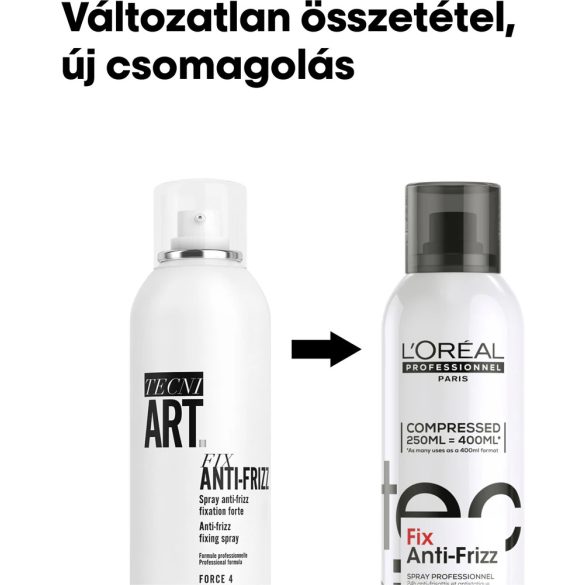 L'Oréal TECNI.ART Fix Anti-frizz hajlakk párataszító 250 ml
