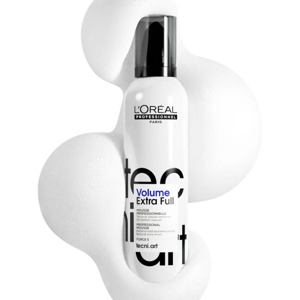 L'Oréal TECNI.ART Volume Lift hajtőemelő hajhab, erős 250 ml