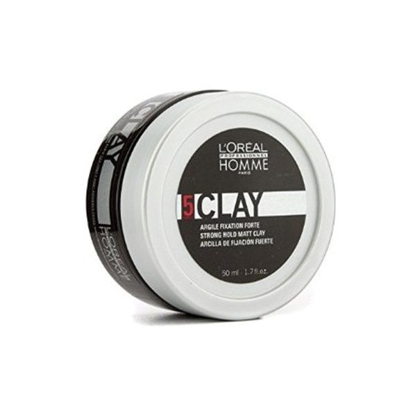 L'Oréal Homme Clay wax, extra tartású, matt hatású paszta 50 ml