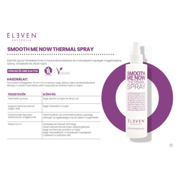 Eleven Australia Smooth Me Now Thermal Spray 200 ml